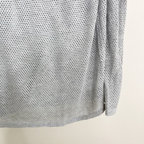 Soft Joie Benton Mesh Top in Heather Grey Gray Small S Lightweight Long Sleeve - Picture 4 of 8